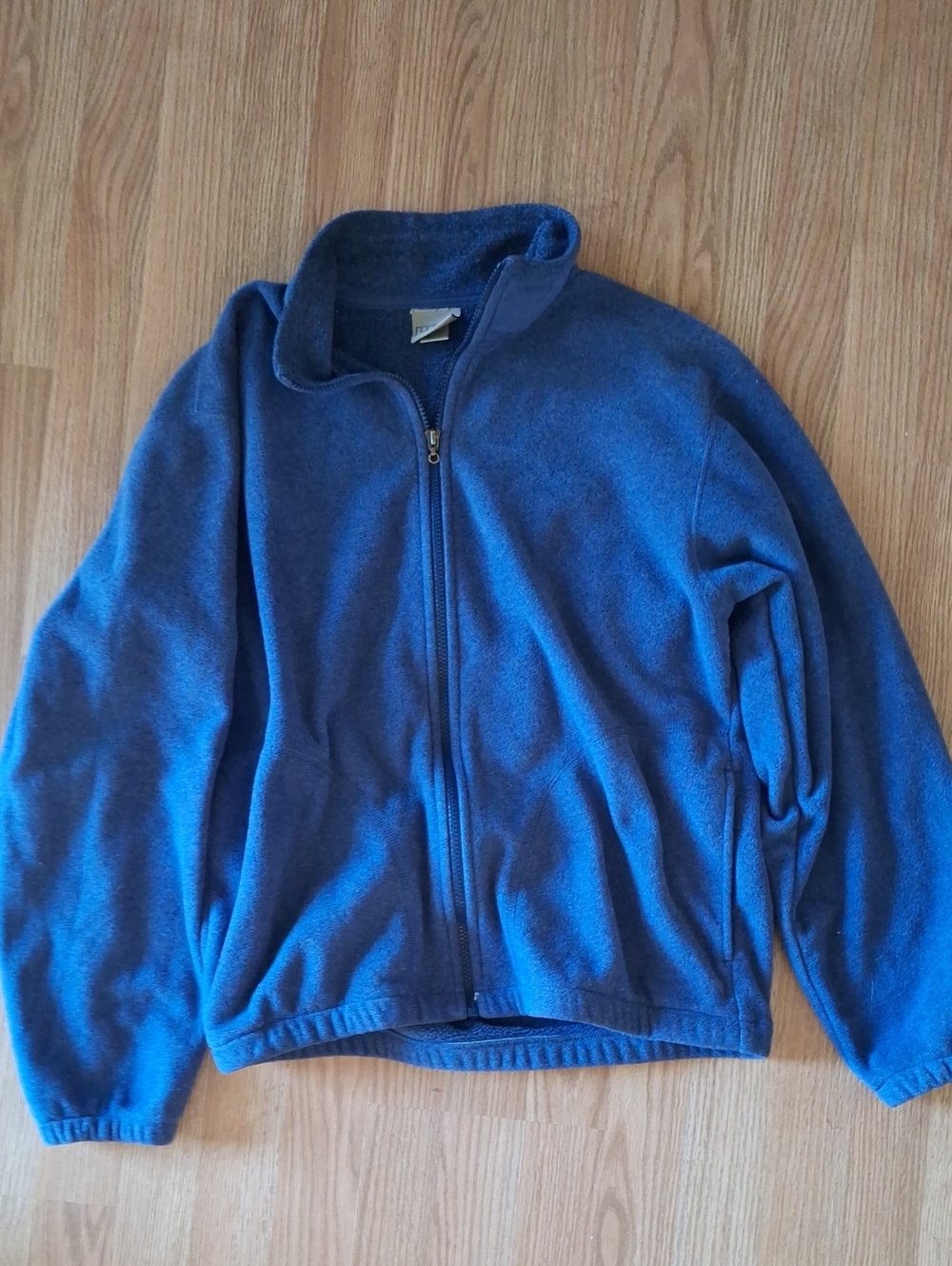 L.L. Bean Men's Royal Blue Full-Zip Fleece Jacket